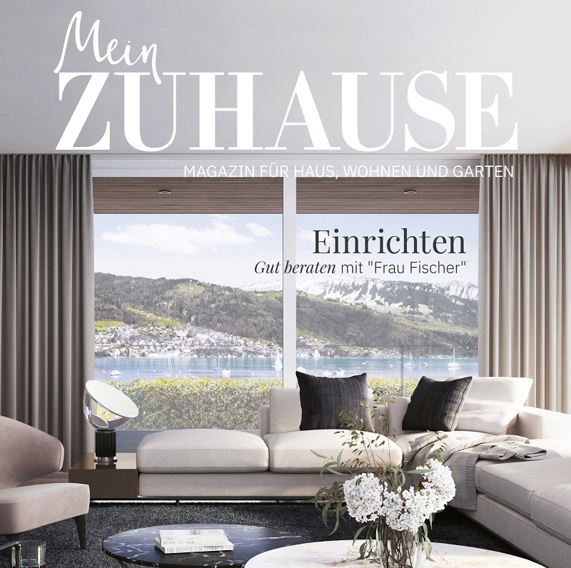 Zeitschrift mein Zuhause von Haar-Werk AG, ideal für lokale Werbung für KMU
